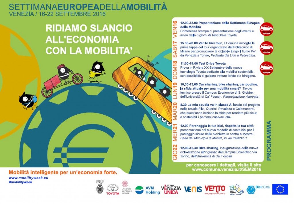 Programma Settimana Europea Mobilità - Venezia